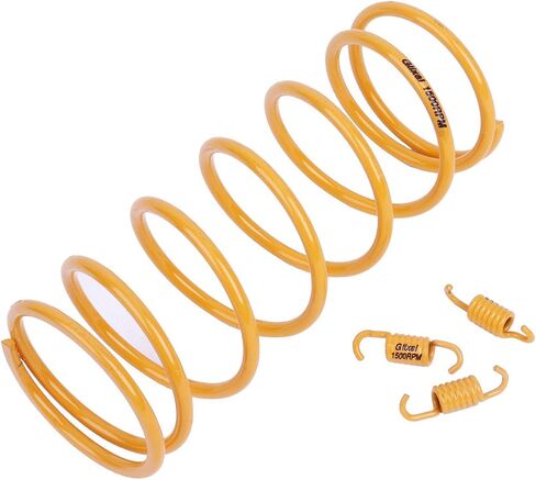 Glixal ATKS-03905 دراجة سباق عالية الأداء ATV سكوتر عزم الدوران مع نوابض قابض لمحرك GY6 125cc 150cc 157QMJ 152QMI (1500 دورة في الدقيقة، أصفر) in Saudi Arabia