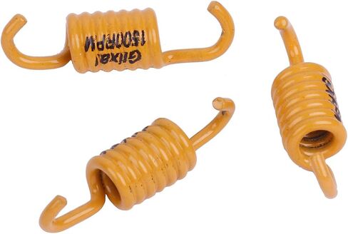 Glixal ATKS-03905 دراجة سباق عالية الأداء ATV سكوتر عزم الدوران مع نوابض قابض لمحرك GY6 125cc 150cc 157QMJ 152QMI (1500 دورة في الدقيقة، أصفر) in Saudi Arabia