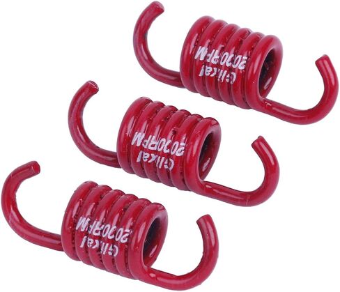 Glixal ATKS-03905 دراجة سباق عالية الأداء ATV سكوتر عزم الدوران مع نوابض قابض لمحرك GY6 125cc 150cc 157QMJ 152QMI (1500 دورة في الدقيقة، أصفر) in Saudi Arabia
