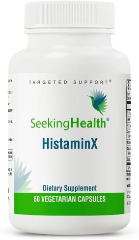 Seeking Health HistaminX، دعم الهستامين مع البيوفلافونويد، نبات القراص الطبيعي، كيرسيتين، روتين، بروميلين، لدعم الجهاز المناعي والالتهاب، الدعم الموسمي، نباتي (60 كبسولة) in Kuwait