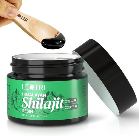 Shilajit Pure Himalayan Organic for Men & Women: Authentic Shilajit Resin with Fulvic Acid & Trace Minerals Complex for Energy & Immune Support 50g (100 Days Supply) in Saudi Arabia