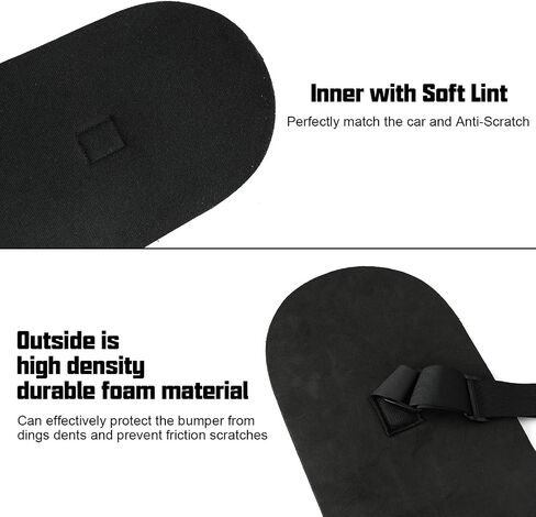 Universal Bumper Guard Protection, Rear Bumper Protector for Cars SUVs Trucks, Black Rear Bumper Guard in Saudi Arabia