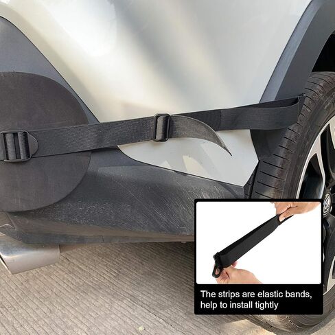 Universal Bumper Guard Protection, Rear Bumper Protector for Cars SUVs Trucks, Black Rear Bumper Guard in Saudi Arabia