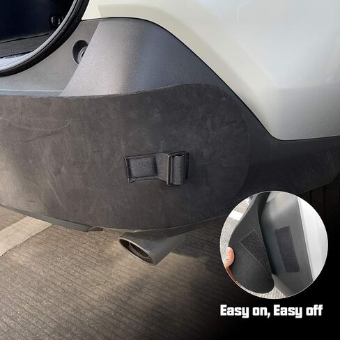 Universal Bumper Guard Protection, Rear Bumper Protector for Cars SUVs Trucks, Black Rear Bumper Guard in Saudi Arabia