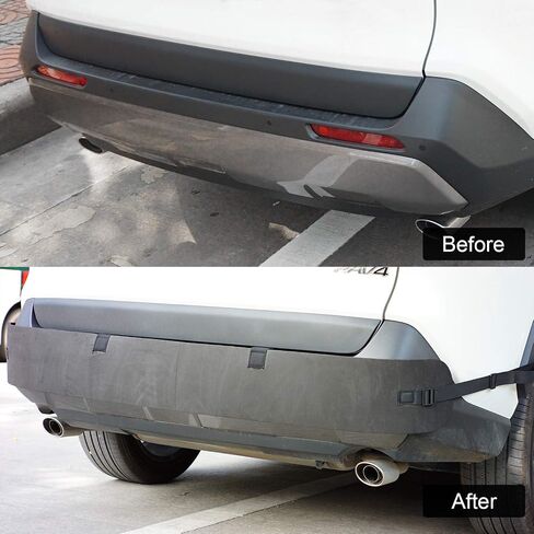 Universal Bumper Guard Protection, Rear Bumper Protector for Cars SUVs Trucks, Black Rear Bumper Guard in Saudi Arabia