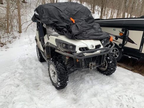 غطاء NEVERLAND UTV ثقيل مقاوم للماء من قماش أكسفورد من أجل Polaris RZR Yamaha Can-Am Defender Kawasaki Ranger Cover 4-6 الركاب الأسود in Kuwait