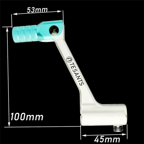 رافعة ناقل الحركة المصنوعة من الألومنيوم باستخدام الحاسب الآلي، رافعة ناقل الحركة قابلة للطي تناسب 50cc 70cc 110cc 125cc دراجة نارية الترابية دراجة نارية موتوكروس دراجة سباق الطرق الوعرة (أسود + ذهبي) in Kuwait