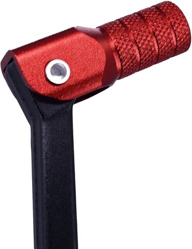 رافعة ناقل الحركة المصنوعة من الألومنيوم باستخدام الحاسب الآلي، رافعة ناقل الحركة قابلة للطي تناسب 50cc 70cc 110cc 125cc دراجة نارية الترابية دراجة نارية موتوكروس دراجة سباق الطرق الوعرة (أسود + ذهبي) in Kuwait