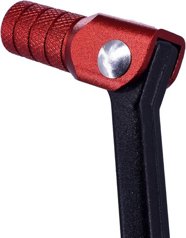 رافعة ناقل الحركة المصنوعة من الألومنيوم باستخدام الحاسب الآلي، رافعة ناقل الحركة قابلة للطي تناسب 50cc 70cc 110cc 125cc دراجة نارية الترابية دراجة نارية موتوكروس دراجة سباق الطرق الوعرة (أسود + ذهبي) in Kuwait