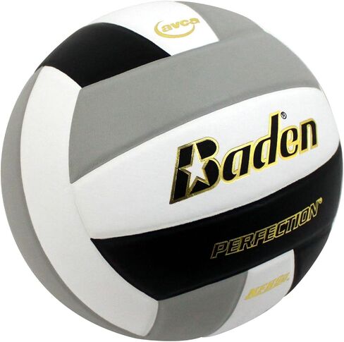 Baden | Perfection | Premium Leather | Indoor Official Game Volleyball | 13U to College | Official Size + Weight | NFHS + AVCA Approved in Saudi Arabia