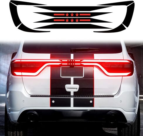Fit for Dodge Durango 2014-2021 Tail Light Race Track Bat Precut Vinyl Overlay Tint Kit Film with Gloss Dark Smoke Wrap Cover Vinyl Decals Exterior Accessories in Kuwait