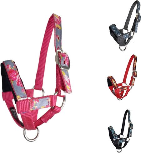 Tahoe Tack Nylon Overlay Alpaca Halter with Padded Noseband - 6 Month Warranty in Kuwait