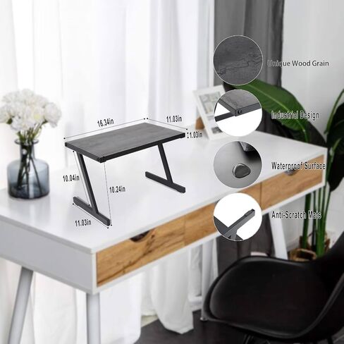 Versatile Printer Stand with Storage Portable Home Office Space-Saving Desktop Organizer Durable and Practical Black in Saudi Arabia