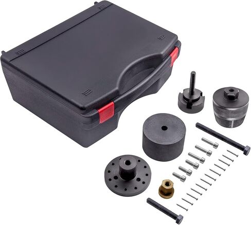 مجموعة إزالة ختم العمود المرفقي، مزيل ختم الزيت الأمامي والخلفي للعمود المرفقي وأداة التثبيت لمحركات BMW N52 N54، 325i 325xi 525i 525xi 125i 528i 528xi 330i 330xi in Kuwait