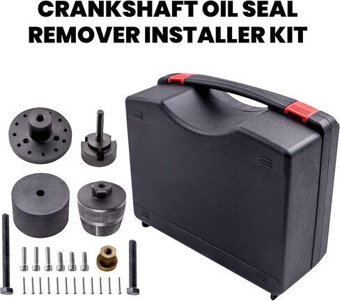 مجموعة إزالة ختم العمود المرفقي، مزيل ختم الزيت الأمامي والخلفي للعمود المرفقي وأداة التثبيت لمحركات BMW N52 N54، 325i 325xi 525i 525xi 125i 528i 528xi 330i 330xi in Kuwait