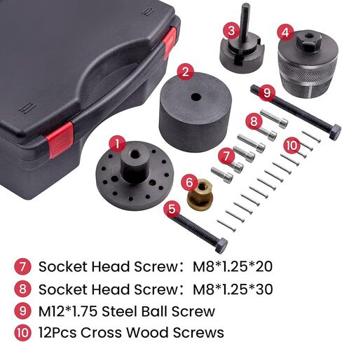 مجموعة إزالة ختم العمود المرفقي، مزيل ختم الزيت الأمامي والخلفي للعمود المرفقي وأداة التثبيت لمحركات BMW N52 N54، 325i 325xi 525i 525xi 125i 528i 528xi 330i 330xi in Kuwait