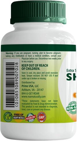 Roar to Life Naturally Shatavari 1200 mg Natural Ayurvedic Vegetarian Capsules Supplement Tablets with 50% Saponins Acid Extract Gluten Free Non-GMO 60 Count per Serving. in Saudi Arabia