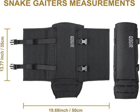 ثعبان جياترز للصيد، واقيات ثعبان مقاومة للماء، تشققات طماق الثعبان، حماية لدغات الثعبان للساقين السفلية (Black5) in Saudi Arabia
