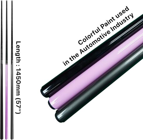 ONE Piece Composite Pool Cue for Billiards Club or Bar/House Use, Length 1450mm, 6 Layered Tip 12.2mm, Infinity Ferrule, Uncompomising Durability, Strength and Straightness in Saudi Arabia