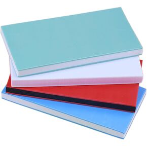 Rubber Stamp Carving Blocks, 4 Pcs Colorful 3.9 Inch x 1.97 Inch x 0.7 Inch TPR Rubber Blocks for DIY Carving (Color)