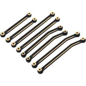 Coating Brass High Clearance Chassis Links Black for Redcat Ascent-18 Rc Car Upgrade Parts Crawler Accessories 1/18