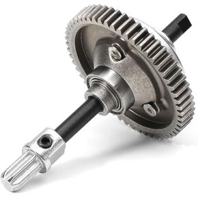 6780 Complete Center Differential Kit for Traxxas Slash, Hoss, Rustler, Stampede 4X4 - Replaces Part #6780, 32P 54T Steel Gear, Durable Upgrade for High-Power ESC/Motor Systems