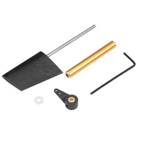 uxcell RC Boat Rudder with Single Servo Arm,Rudder Pad Thickness 7mm 1 Set