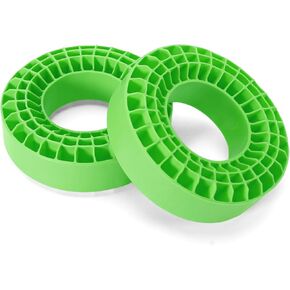 INJORA 2PCS Silicone Rubber Inserts Foam for 106-108mm 1.9" Tires(Green)