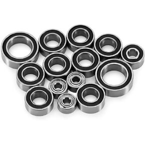INJORA Stainless Steel Bearing Kit for 1/24 Buggy Losi Micro-B Upgrade