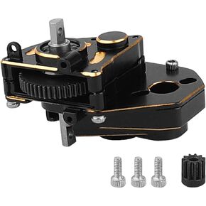 1/24 Brass Transmission Case Assembled Gearbox with Internal Gear for Axial SCX24 AX24 RC Crawler Car Upgrade Part