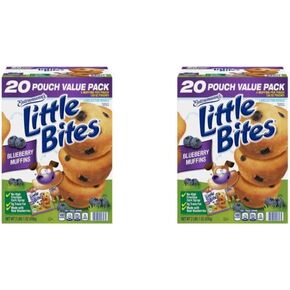 Entenmann's Little Bites Blueberry Mini Muffins 2 pack (40 pouches total) in Saudi Arabia
