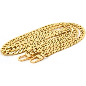 SEAVILIA Purse Chain Straps Gold Hardware Purse Straps Replacement Crossbody Replacement Straps for Handbags 47''