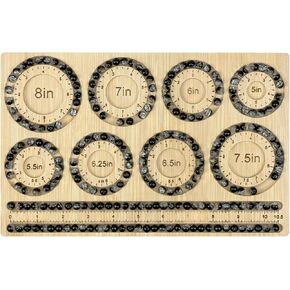 Bead Boards for Jewelry Making, Bamboo Beading Board for Jewelry Bracelet Making, Bracelet Bead Board, Bracelet Bead Board for Bracelet, Jewelry Making Supplies,Bracelet 5" to 8"