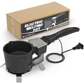 MMasters 5 lb Electric Lead Melting Pot for Quick and Efficient Melting - Great for Fishing Weight and Bullet Molds - Compatible with US Standard Sockets