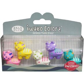 Iwako ColorZ Panda Puzzle Eraser