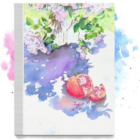 20 Sheets Watercolor Paper, 9 x 12 Inch Cold Press Water Color Paper Bulk for Kids Child Students Adults, Small White 110 Lb/230 GSM Watercolor Drawing Paint Paper for Art Works Supplies