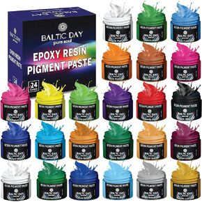 30 Pigment Pastes for Epoxy Resin Set - Pigment Paste - Opaque Resin Pigment - Epoxy Resin Dye Paste - Resin Paste Pigment - Resin Paste - Epoxy Resin Color Pigment Paste - Mica Powder Paste