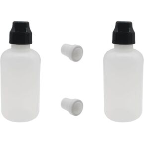 2 PCS Marker Bottle 2 Ounces Plastic Paint Daubers Empty Paint Squeeze Bottles with Dauber Tip for Graffiti Art