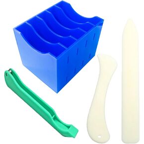 Stained Glass Kit, Foil Dispenser Kits, Stained Glass Plastic Burnisher, Glass Tool Storage Box