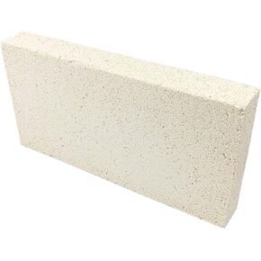 Lynn Manufacturing Insulating Fire Brick, Heat Insulation Block, Low Thermal Conductivity, 1.25" x 4.5" x 9" Split, Single Pack, 2300-F Rated, for Kilns, Forges, Furnaces, Soldering, 3143P