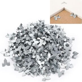 Feekoon 250 Pcs Glazing Push Points, Push Glazier Points, Zinc Finish Glazier Points for Framing Glass Picture Cross Stitch