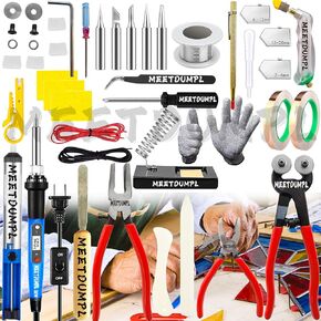 Stained Glass Kit，Stained Glass Supplies，Stained Glass Kits for Adults，with 80W Soldering Iron Kit,Glass Cutter Tool Kit,for Stained Glass Making.（Patent has been registered）.(3)
