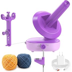 Caydo Yarn Winder ، Wharn Ball Winder Pro ، 10 أوقية inder inder tomatic inder للكروشيه ، والتوتر القوي المزدوج القوي للرواية للرياح ويندر ، غزل غزل لعشاق الكروشيه (الأزرق)