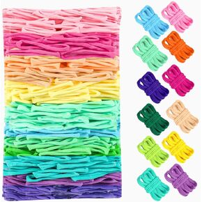1000 PCS Loom Loops Potholder,Potholder Loom loops For Kids,Weaving loom loops Colorful Loops Craft Flexible Loom DIY Kit Colorful Weaving Crafts for Kids Adults Loops Elastic Weaving Loops Only
