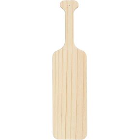 BATTIFE 15 Inch Greek Fraternity Paddle, Unfinished Solid Pine Wood Paddles, Wooden Sorority Frat Paddle for Arts Crafts