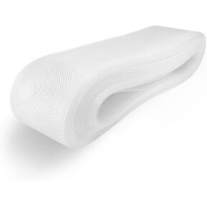 Stiff Horsehair by The Roll 50 Yards (Multiple Widths) (White, 2")