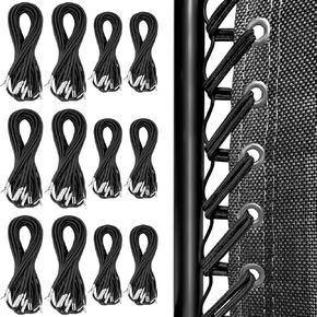 12PCS Zero Gravity Chair Replacement Cord Laces Antigravity Chair Replacement Cords Bungee Elastic Lawn Chair Cord Patio Recliner Chair Repair Cord Kit Nylon Stretch Cord for Outdoor, Lounge Chair