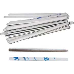 The Beadsmith Fablastic Aluminum Nose Strips with 3M Adhesive, 24 Pieces in a Package, Nose Bridge Strips for Mask Making, Metal Strips, Nose Clips for DIY Masks