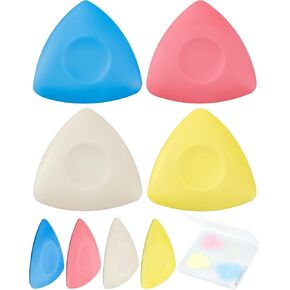 FIVEIZERO 4Pcs Tailors Chalk, Triangle Sewing Chalk for Fabric, Fabric Chalk Markers for Quilting, Tailoring and DIY Crafts