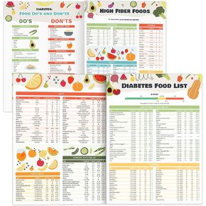 VINCA Blue 2PCS DIARES FOOD PLANNER ومخطط الوجبات لمرضى السكر - مخطط قائمة طعام السكري 8.5 "× 11.5" مع حجم التقديم ، والكربوهيدرات ، والسعرات الحرارية - مخطط مؤشر نسبة السكر في الدم
